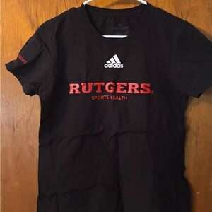 Adidas Black Rutgers Sports Health T-Shirt